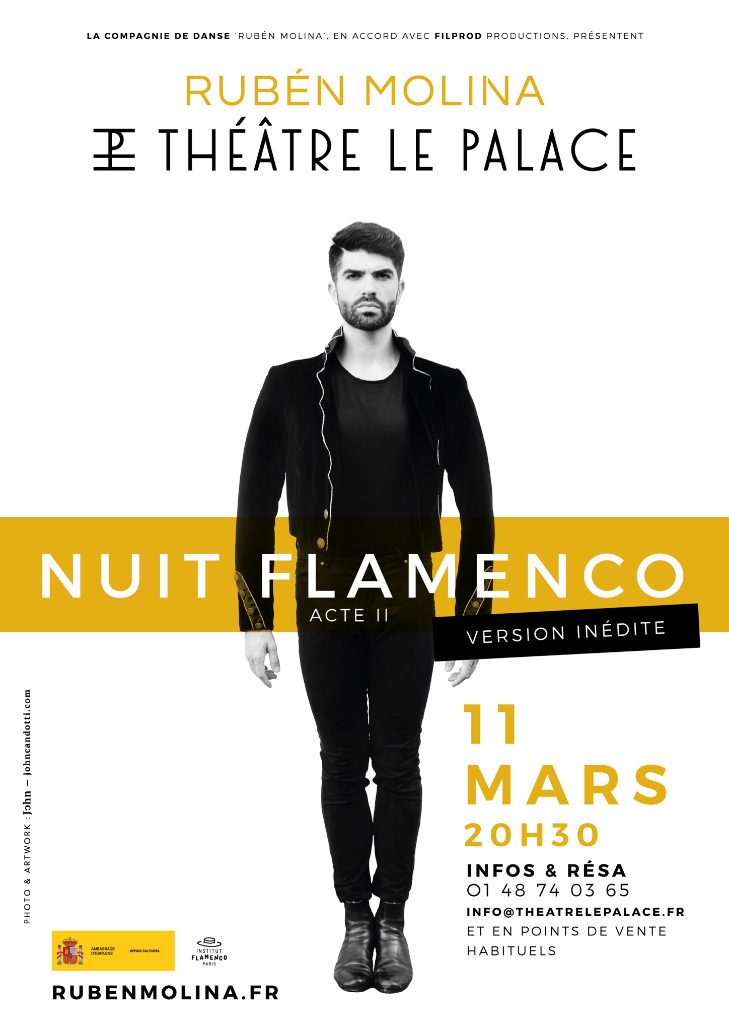 Théâtre Le Palace Paris Rubèn Molina